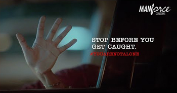 Manforce cautions against PDA with #YouAreNotAlone